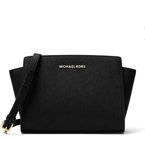 michael kors selma medium saffiano leather messenger cheap